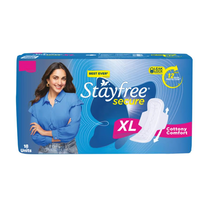 Stayfree Secure Cottony Extra Large 